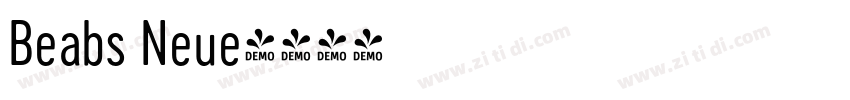 Beabs Neue字体转换